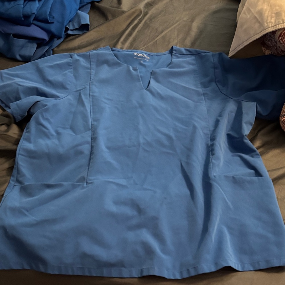 Mandala scrub top